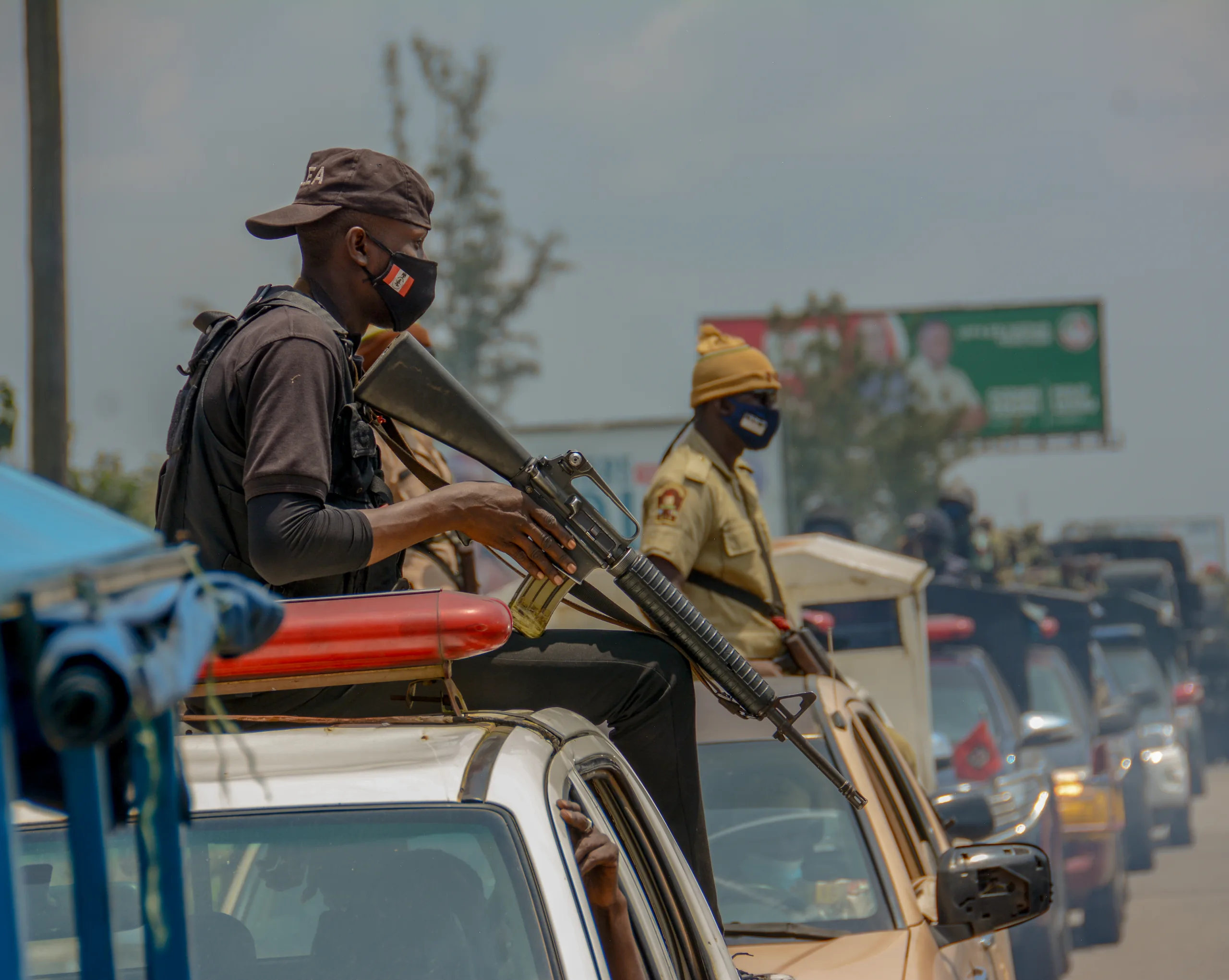Two armed men in Edo State, Nigeria